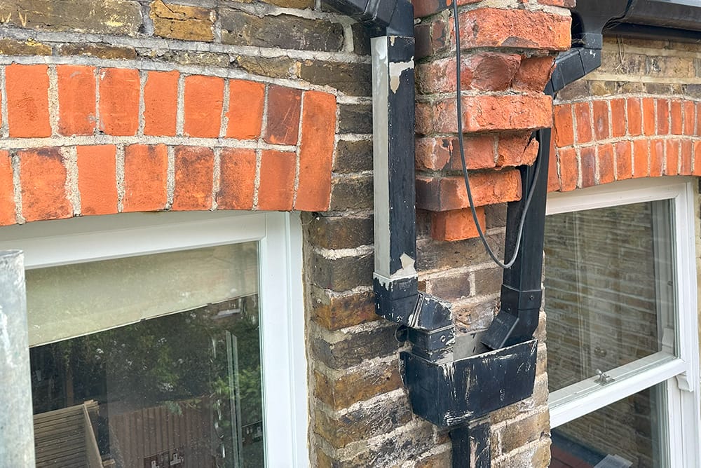 Broken downpipe need for downpipe repair