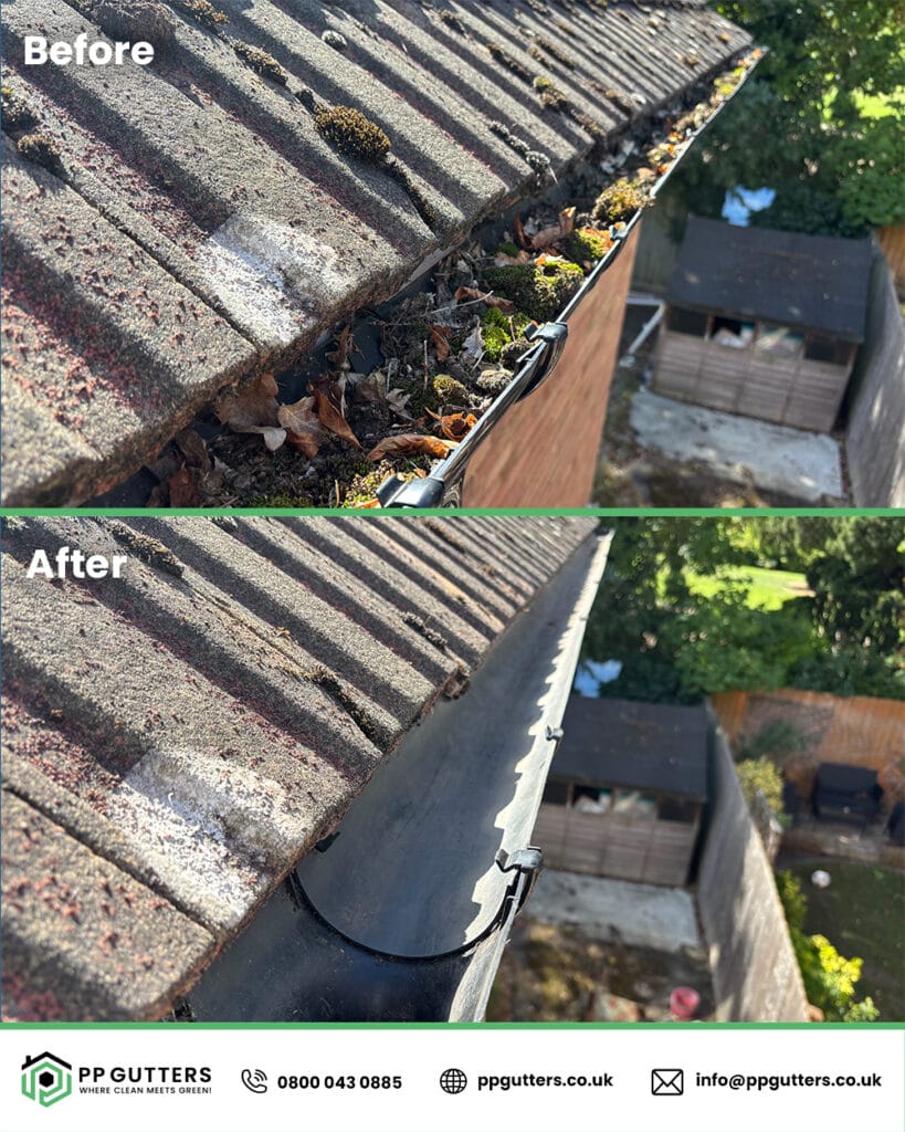 Gutter cleaning in Greater London