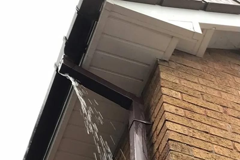 gutter leaks