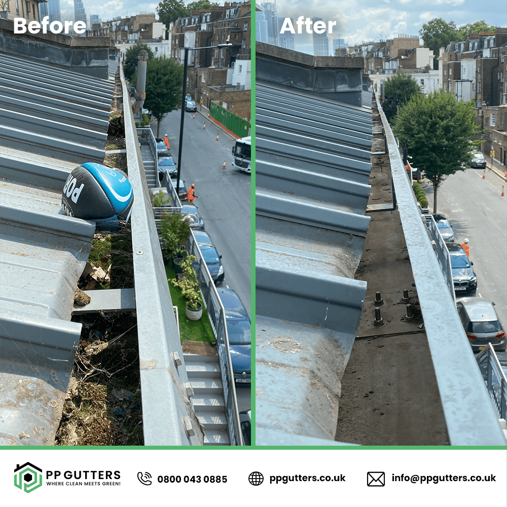 Commercial Gutter Cleaning in London